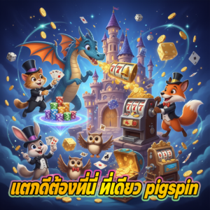 ทำความรู้จักกับความสนุกระดับพรีเมียมไปกับ pigspin